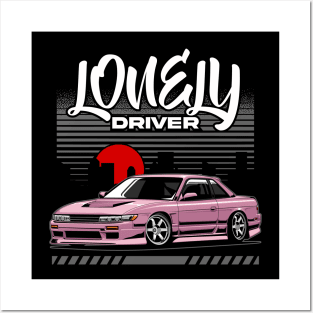 Silvia S13 (Lonely Driver) Posters and Art